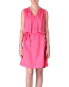 Paul Smith Belted Dress - Lyst