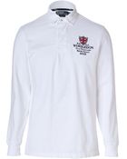 Polo Ralph Lauren Classic White Jersey Rugby Shirt - Lyst