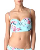 Seafolly Rococo Rose Bustier Bikini Top - Lyst