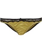 Topshop Lace and Satin Mini - Lyst