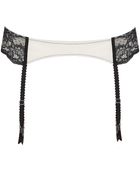 Topshop Black and White Lace Suspenders - Lyst