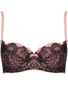 Topshop Double Eyelash Balcony Bra - Lyst