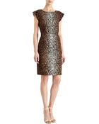 Derek Lam Leopard Print Cotton Twill Dress - Lyst