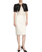 Dolce & Gabbana Lace Pencil Skirt - Lyst