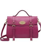 Mulberry Alexa Oversized Buffalo Leather Satchel - Lyst