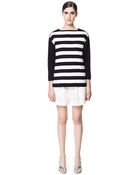 Zara Wide Stripe Sweater - Lyst
