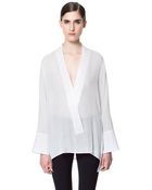 Zara Combination Poplin Studio Shirt - Lyst