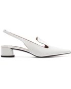 Zara Block Heel Pointed Shoe - Lyst