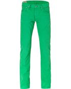 Polo Ralph Lauren Slim Fit Jeans In Crosby Green - Lyst