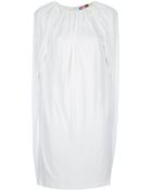 MSGM Cape Dress - Lyst