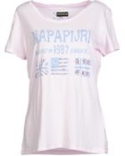 Napapijri Short Sleeve T - Lyst