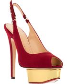 Charlotte Olympia Bon Bon Sling Back Sandal - Lyst