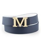 C. Wonder Reversible Pebbled Leather Belt Strap - Lyst
