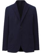 Uniqlo Men Linen Cotton Jacket - Lyst