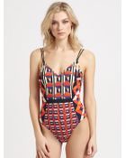 Gottex Onepiece Pyramides Swimsuit - Lyst