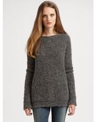 IRO Nubby Crewneck Sweater - Lyst