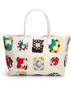 Moschino Abstract Print Canvas Tote - Lyst