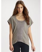 Sachin & Babi Mona Embellished Capsleeve Top - Lyst