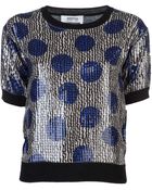 Sonia By Sonia Rykiel Sequined Sweater - Lyst