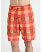Tommy Bahama Block Roll Swim Trunks - Lyst