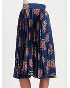 Tucker Pleated Skirt - Lyst