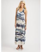 Jean Paul Gaultier Graffiti Maxi Dress - Lyst