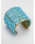 Aerin Erickson Beamon Turquoise Cuff Bracelet - Lyst