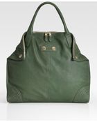 Alexander McQueen De Manta Large Leather Tote Bag - Lyst