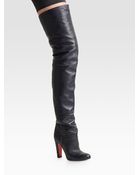 Christian Louboutin Contente Overtheknee Boots - Lyst