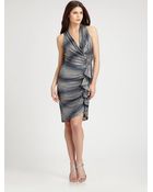 David Meister Metallic Dress - Lyst
