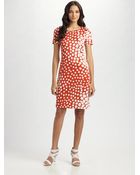 Diane von Furstenberg Reina Shortsleeve Dress - Lyst