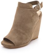 Dolce Vita Mosey Nubuck Platform Booties - Lyst