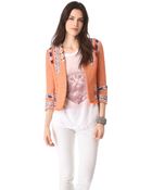 MSGM Boucle Jacket - Lyst