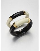 Tory Burch Tomi Resin Bangle Bracelet Set - Lyst