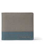 Burberry Crossgrain Leather Billfold Wallet - Lyst