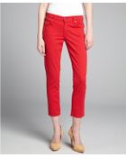 James Jeans Poppy Stretch Denim 'Twiggy' Cropped Skinny Jeans - Lyst