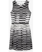 Parker Block Graphic Lace Up Back Dress - Lyst