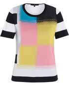 Tibi Intarsia Sweater - Lyst