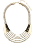 Topshop Cut Out Collar - Lyst