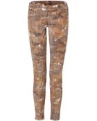 True Religion Casey Snake Tie Dye Pants in Multi Tan - Lyst