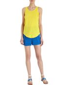 Barneys New York Slub Tank - Lyst