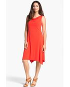 Eileen Fisher Cowl Neck Dress - Lyst
