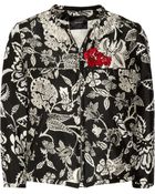 Isabel Marant Malky Embroidered Silk-poplin Bomber Jacket - Lyst