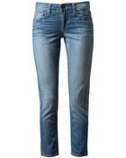 Paige Kylie Crop Denim Jeans - Lyst