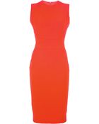 Victoria Beckham Crepe Tailored Dress - Lyst