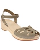Swedish Hasbeens Low Peep Toe Clog - Lyst
