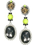 ASOS Collection Asos Neon Blast Gem Drop Earring - Lyst