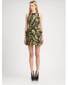 McQ by Alexander McQueen Peplum Racerback Dress - Lyst