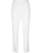 Alexander McQueen Slit Detail Tailored Trouser - Lyst