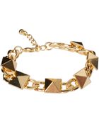 ASOS Collection Asos Stud Chain Link Bracelet - Lyst